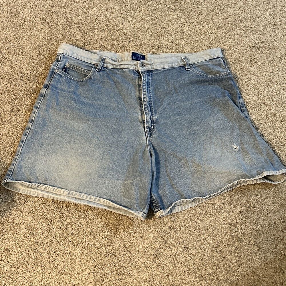 La Diva Womens 24W Jean Denim Shorts
